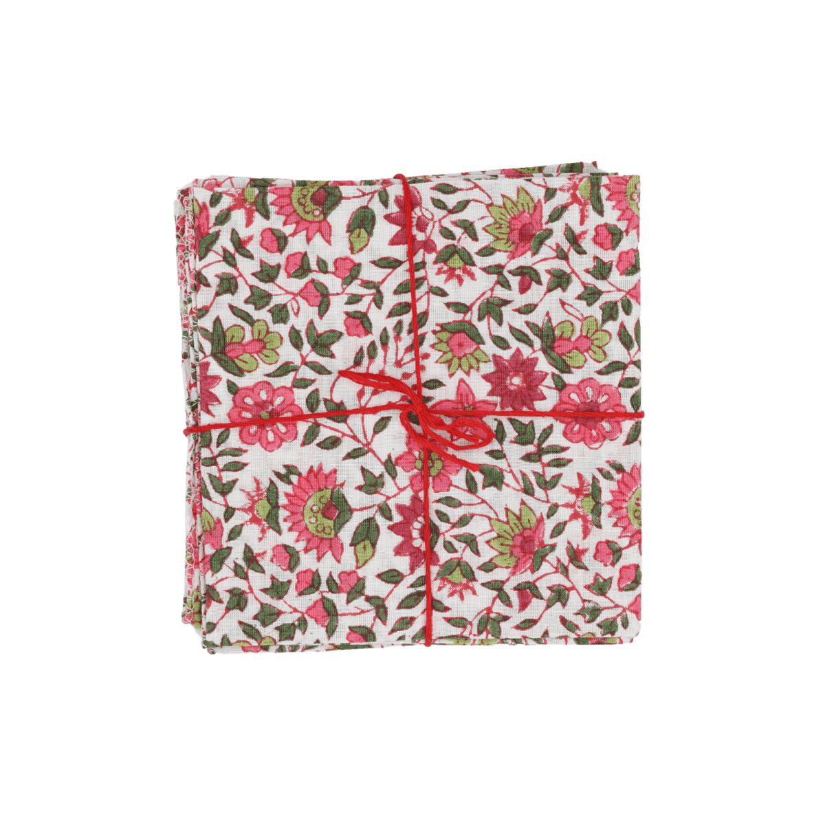 Serviettes de table x4 Chicorée Peonie - Suzette à table