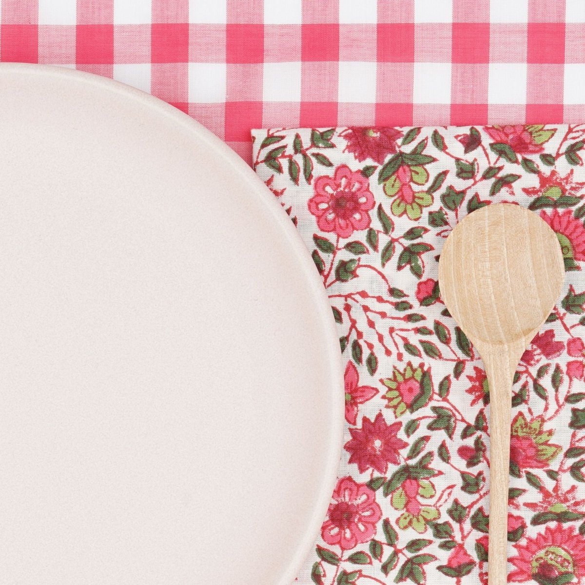 Serviettes de table x4 Chicorée Peonie - Suzette à table