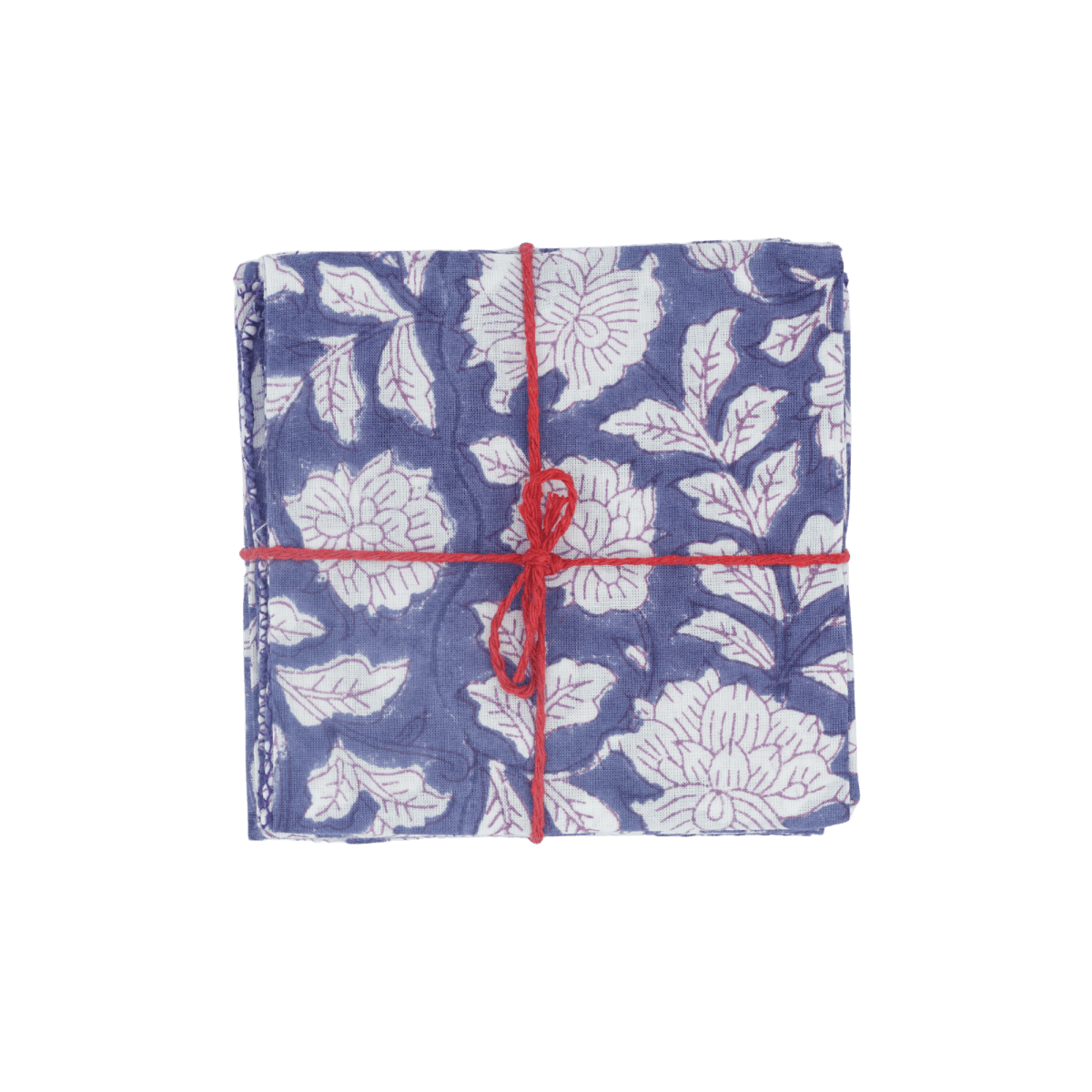 Serviettes de table x4 Iris Indigo - Suzette à table