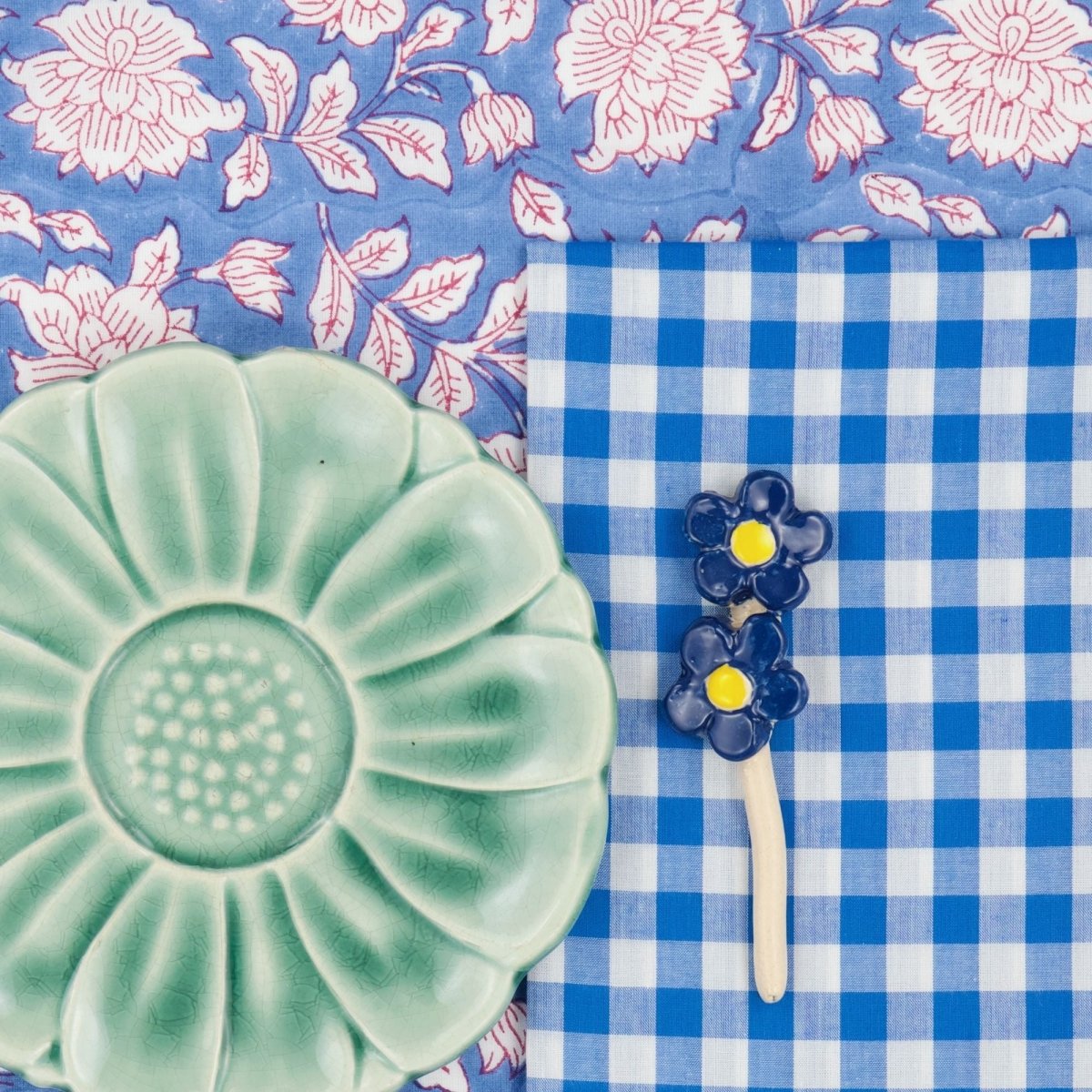 Serviettes de table x4 Libeccio Azur - Suzette à table