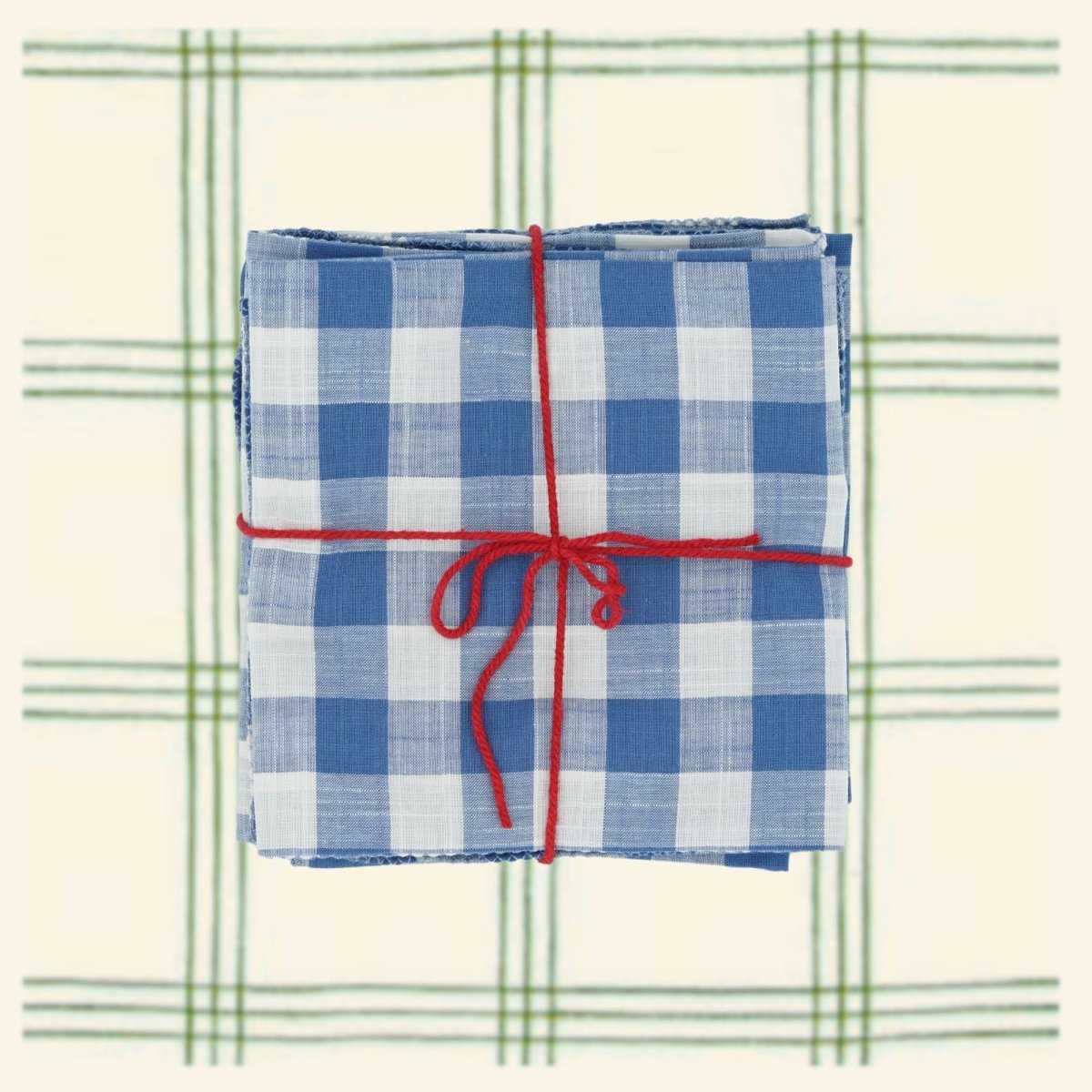 Serviettes de table x4 Libeccio Cobalt - Suzette à table