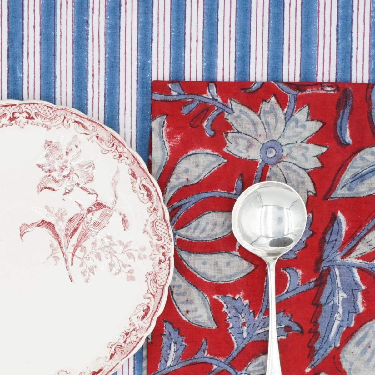 Serviettes de table x4 Muscari - Suzette à table