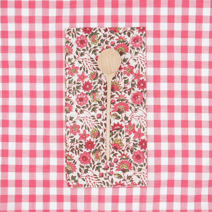 Serviettes de table x4 Chicorée Peonie - Suzette à table