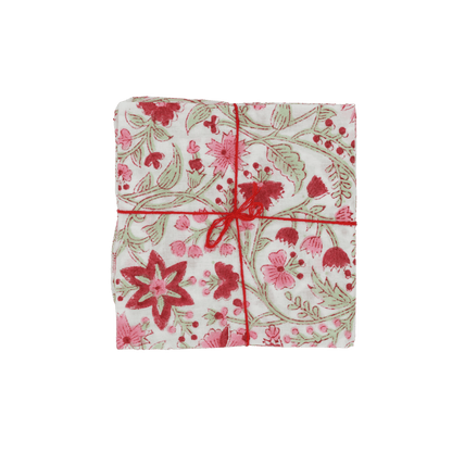Serviettes de table x4 Chrysantheme Brigitte - Suzette