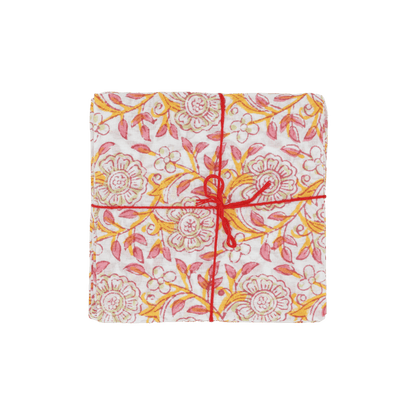 Serviettes de table x4 Frangipanier Jaipur - Suzette à table