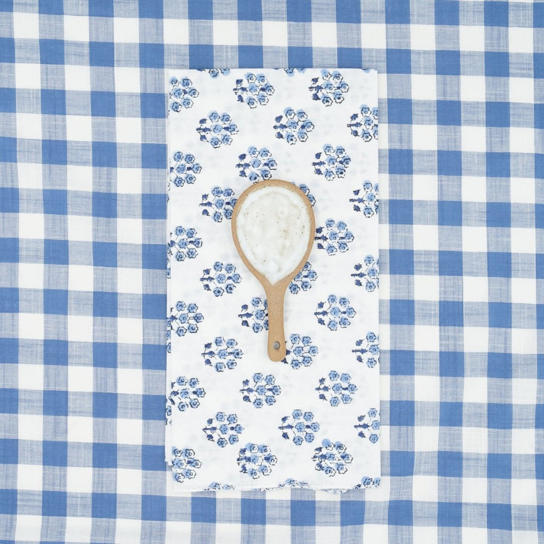 Serviettes de table x4 Gui Cobalt - Suzette à table