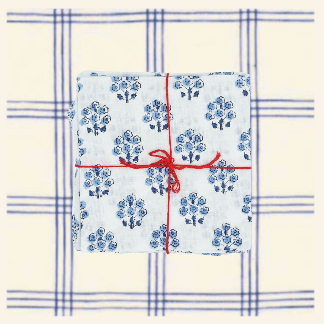 Serviettes de table x4 Gui Cobalt - Suzette à table