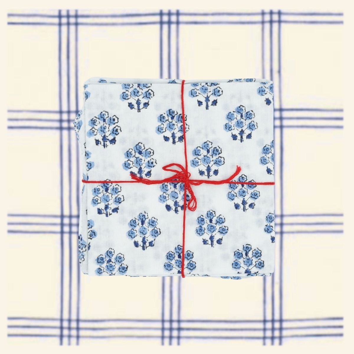 Serviettes de table x4 Gui Cobalt - Suzette à table