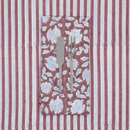 Serviettes de table x4 Iris Ecureuil - Suzette à table