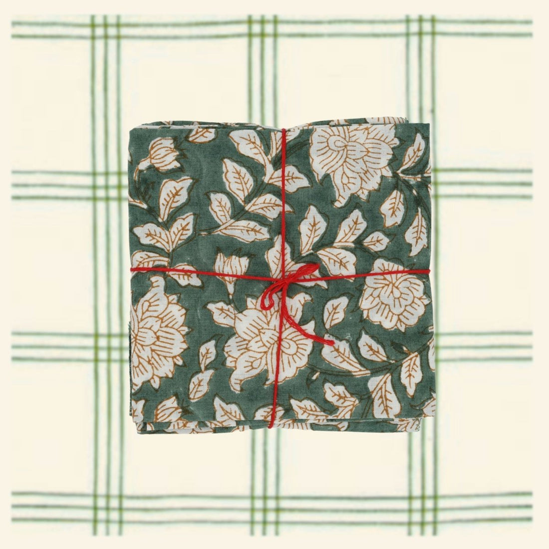 Serviettes de table x4 Iris Mousse - Suzette
