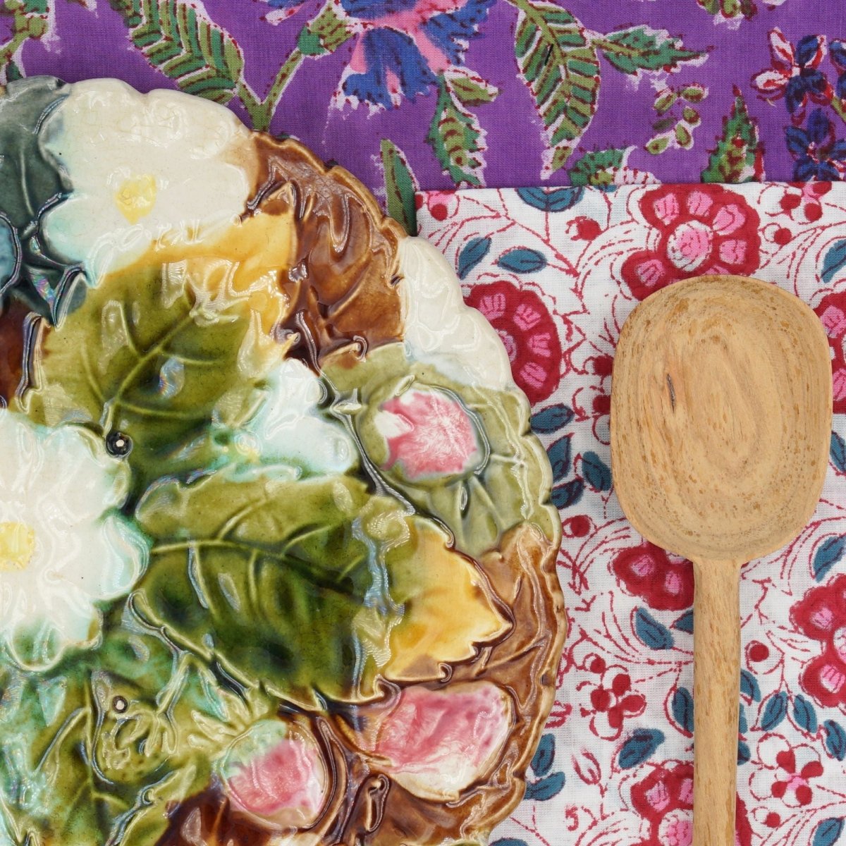Serviettes de table x4 Jacaranda Lipstick - Suzette à table