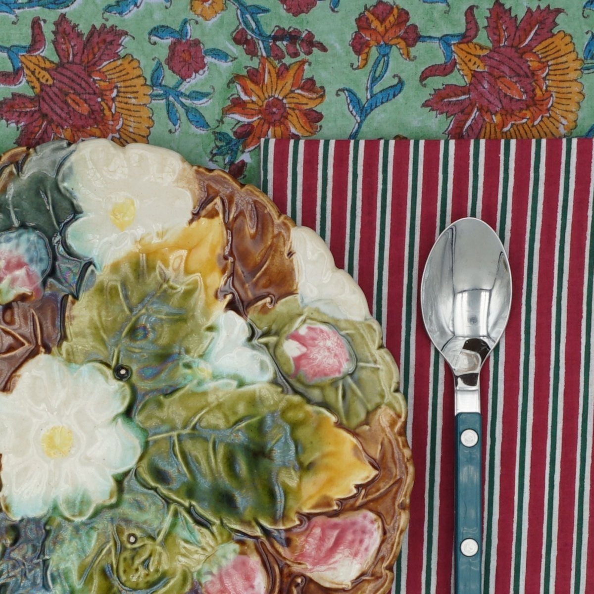 Serviettes de table x4 Lila Brigitte - Suzette à table
