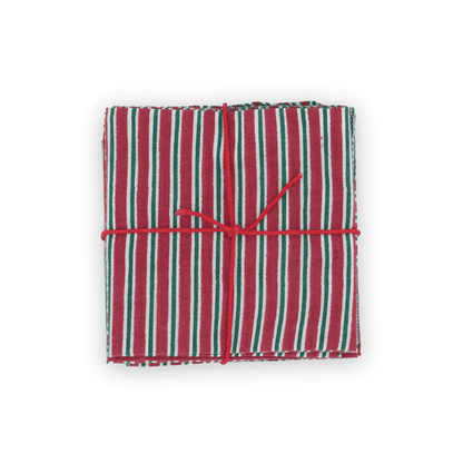Serviettes de table x4 Lila Brigitte - Suzette à table
