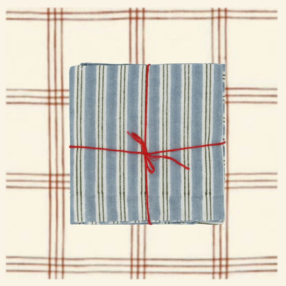 Serviettes de table x4 Lou Ciel - Suzette