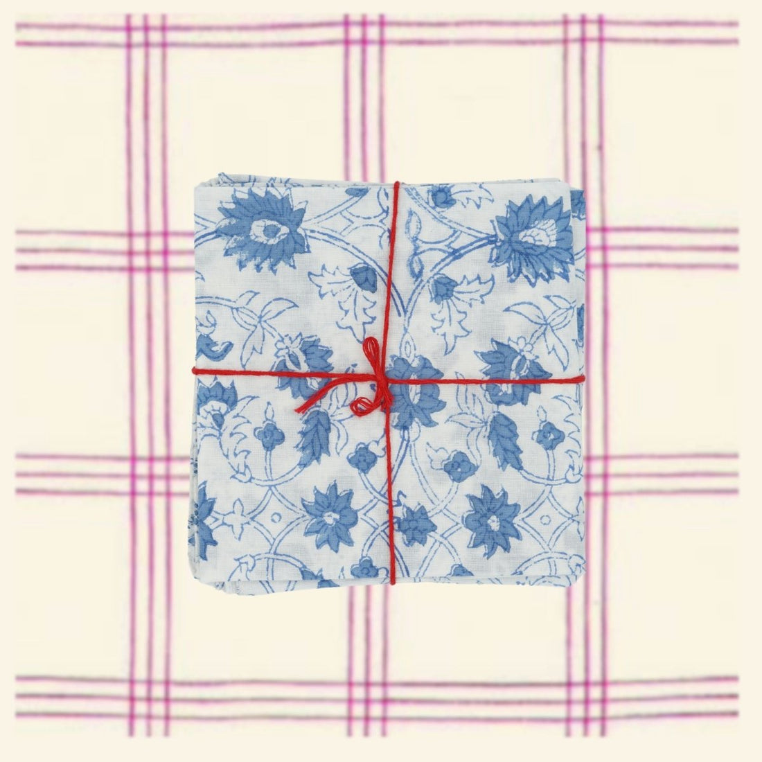 Serviettes de table x4 Orchide Orage - Suzette
