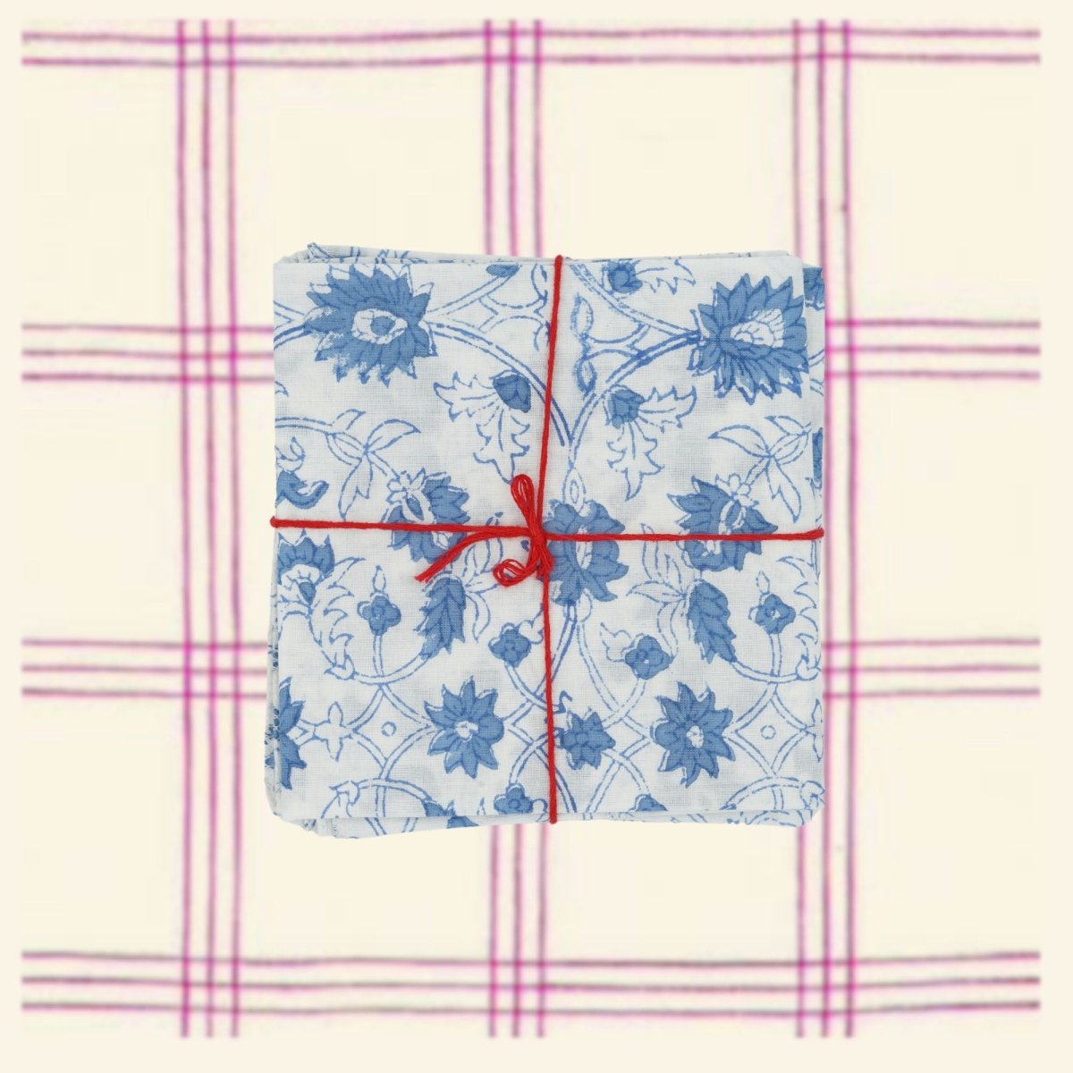 Serviettes de table x4 Orchide Orage - Suzette