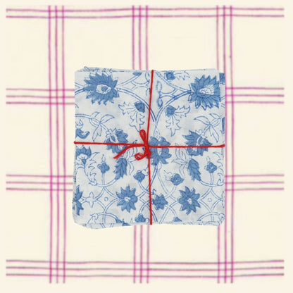 Serviettes de table x4 Orchide Orage - Suzette