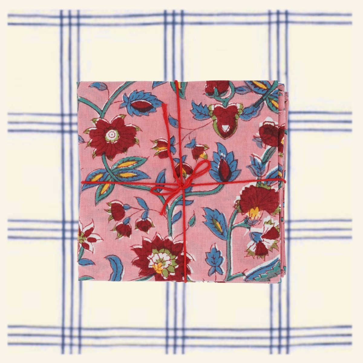 Serviettes de table x4 Passiflore Jaipur - Suzette à table