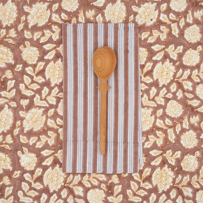 Serviettes de table x4 Salem Rosewood - Suzette